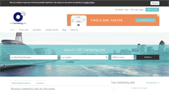 Desktop Screenshot of onlymarketingjobs.com