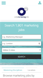 Mobile Screenshot of onlymarketingjobs.com